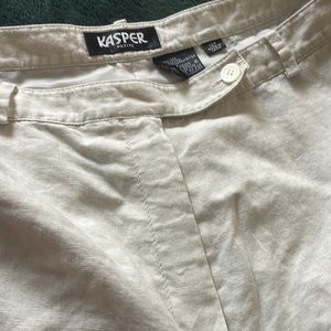 Vintage cream linen pants